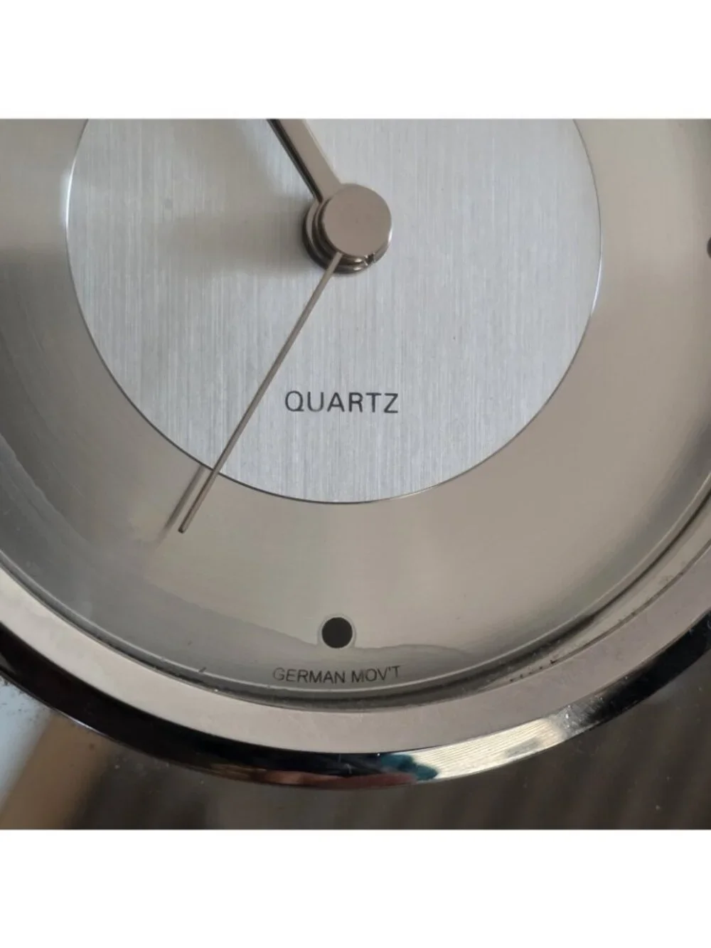 Danbury Quartz Desk Round Glass Clock Happy Birthday Grandma German Mov't works